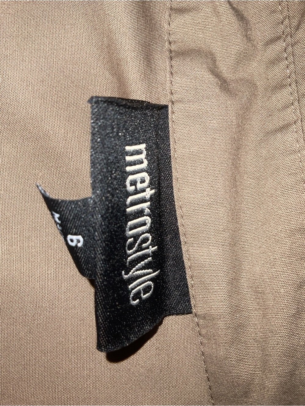 Women’s brown Dress with Collar - Picture 3 of 3